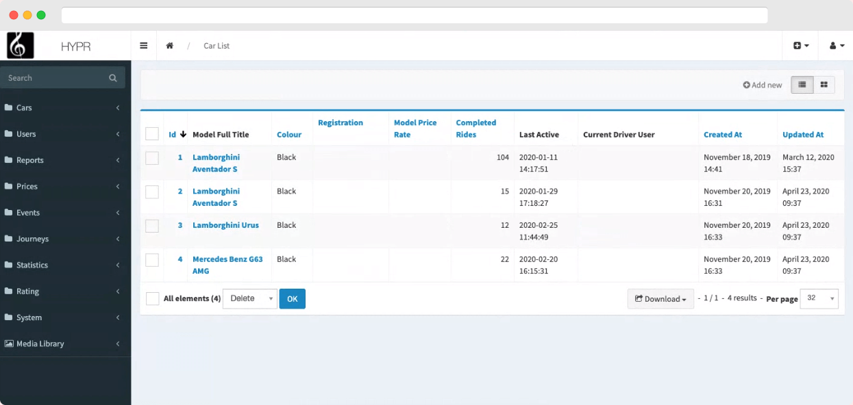 taxi booking app dispatch panel features 